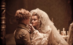 Pip and Miss Havisham, played by Helena Bonham Carter in the most recent movie version of Great Expectations (Courtesy Telegraph.co.uk)